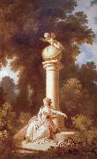 Jean-Honore Fragonard Reverie oil painting artist